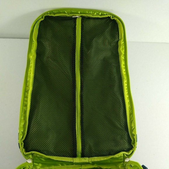 Ju Ju Be Diaper Bag Backpack Be Right Back Blue Green Multi Pocket Easy Carry - Picture 8 of 12